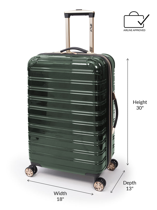 Hardside Fibertech Luggage, 2 Piece Set