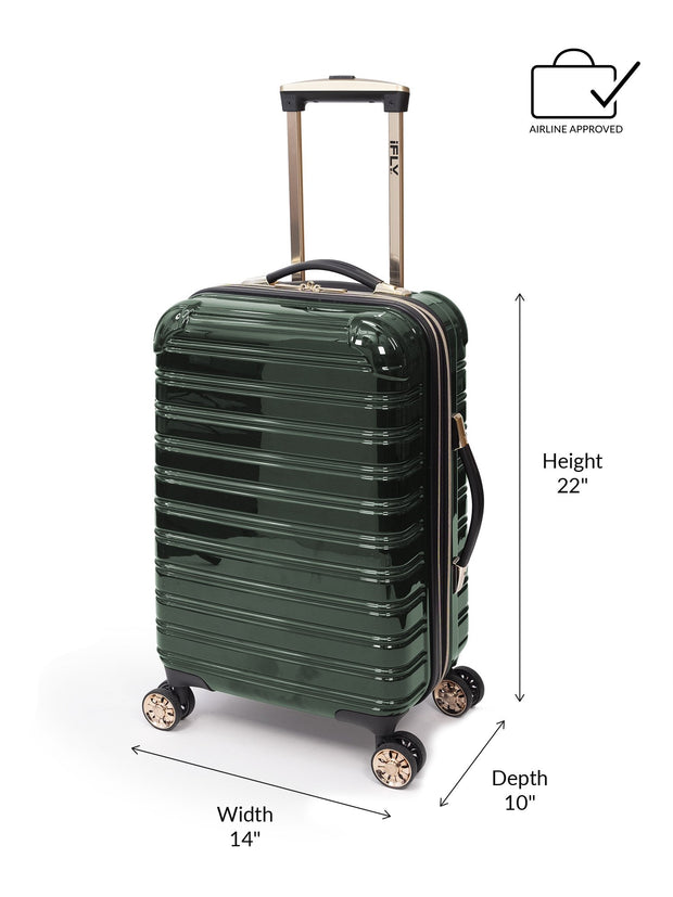 Hardside Fibertech Luggage, 2 Piece Set