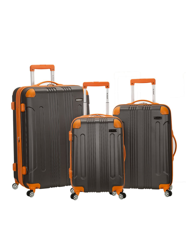 Rockland Luggage Sonic 3 Piece Hardside Spinner Luggage Set