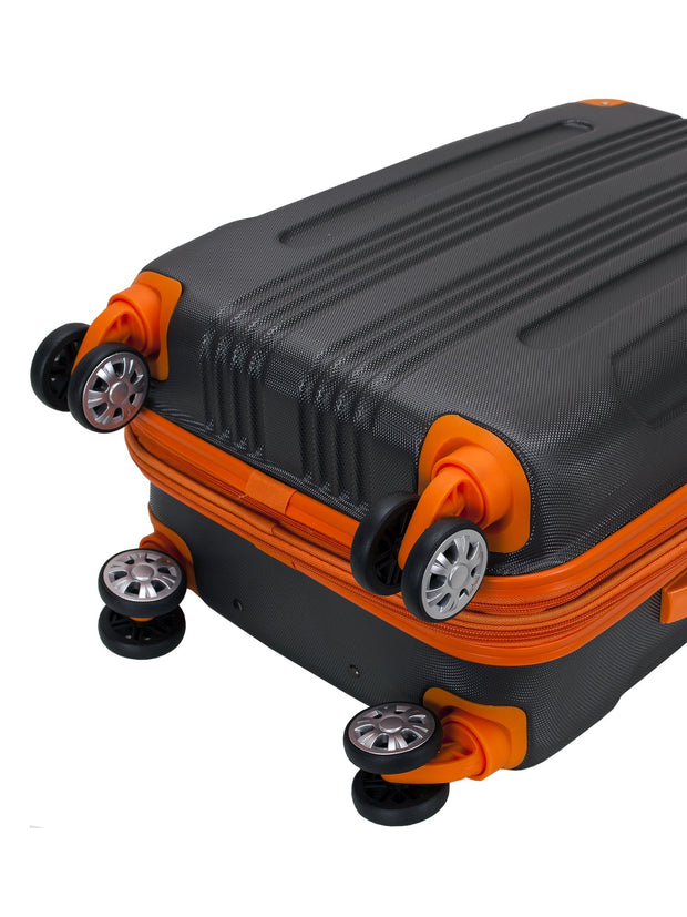 Rockland Luggage Sonic 3 Piece Hardside Spinner Luggage Set